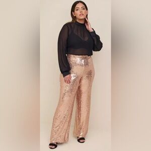 Torrid Chiffon With Satin Trim Turtleneck Top size 3 NWOT